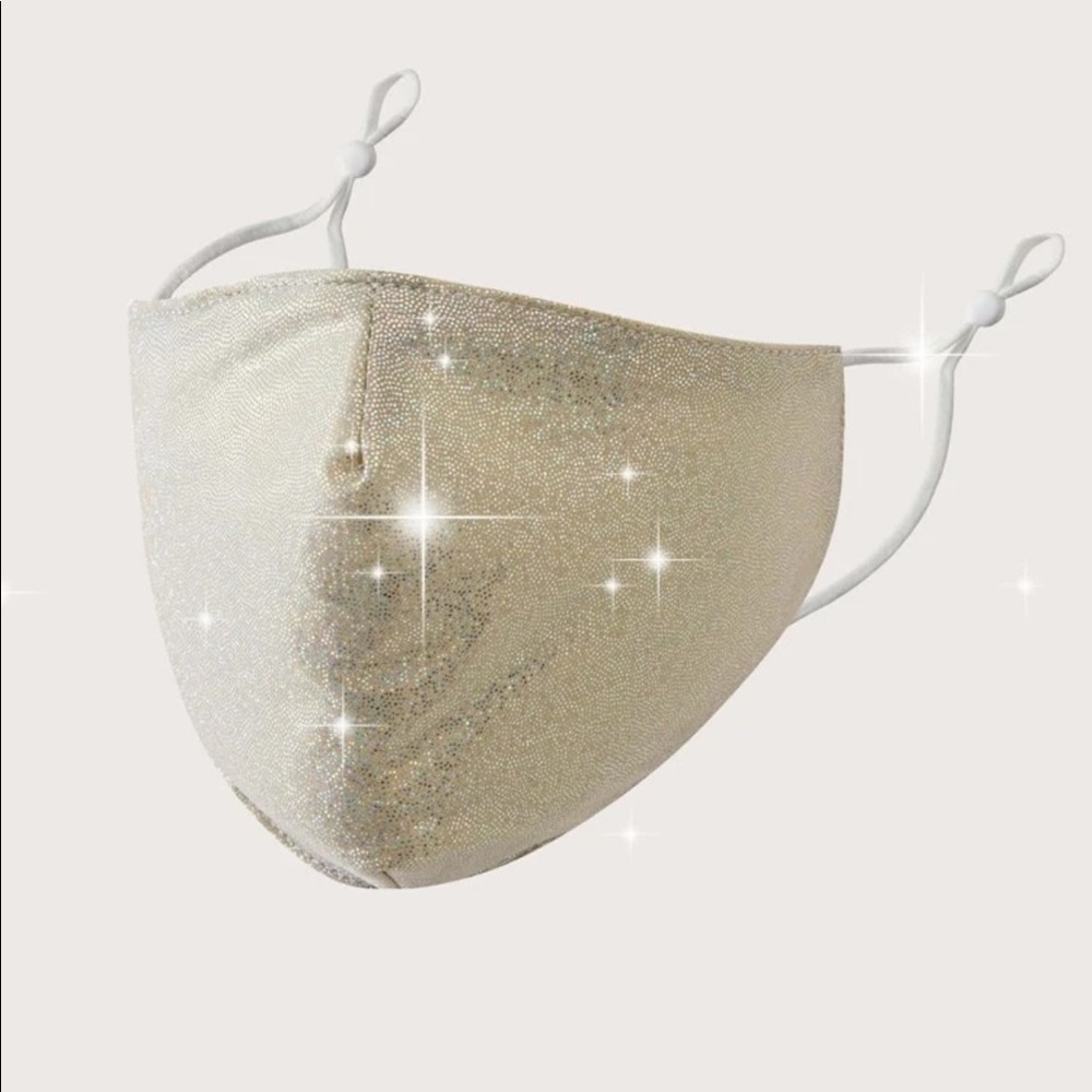 Glitter/Sparkle Gold Face Mask